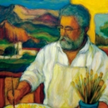 El pintor Jorge Frasca